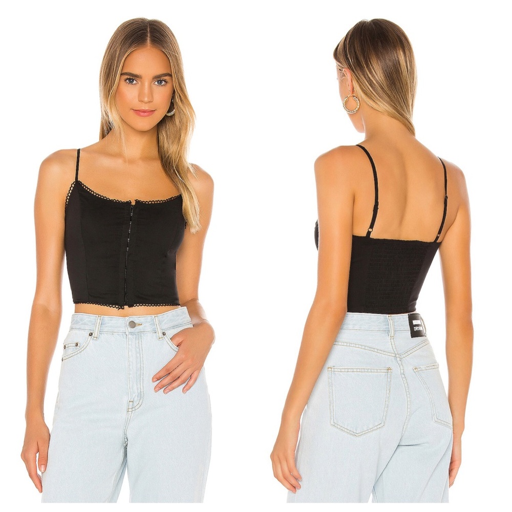 NWT Superdown Kelly Cami Top Black S
